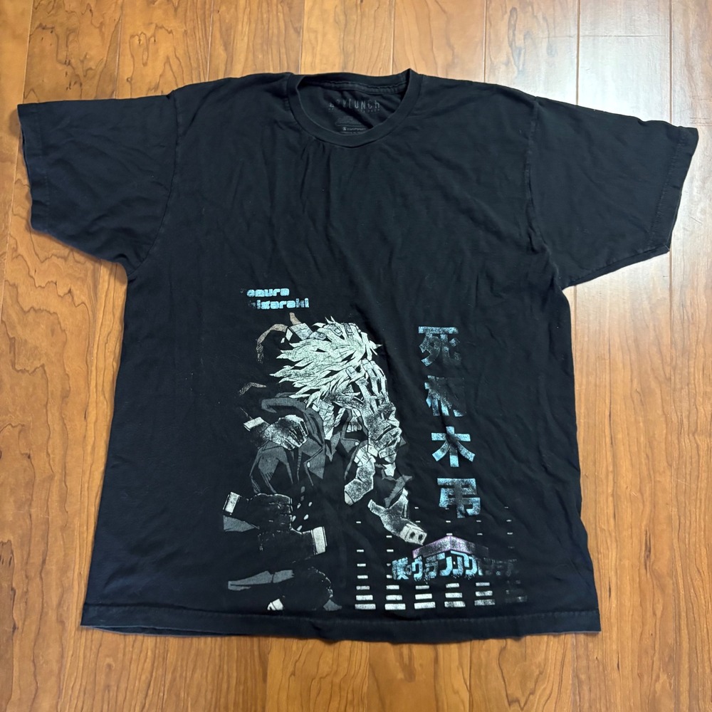 BoxLunch My Hero Academia Tomura Shigaraki Graphic T-Shirt Black XL Anime